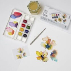 WINSOR & NEWTON Cotman Pocket Reisekasten – Blumenmalerei