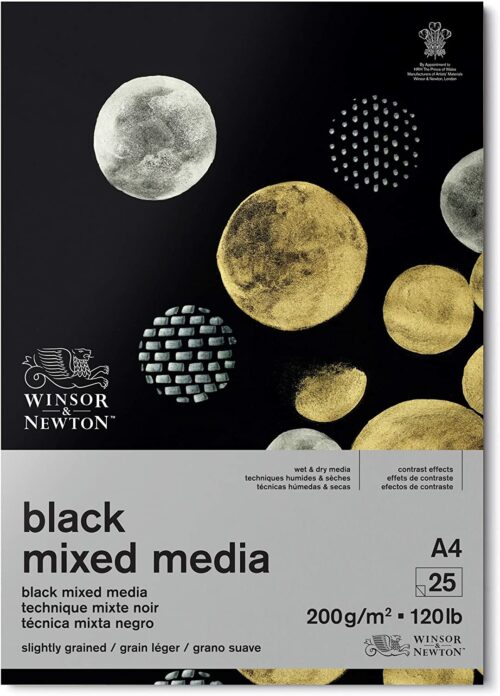 Winsor Newton Mix black Mixed Media Papier 200g