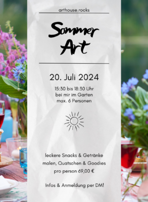 Beitrag SommerArt Juli 2024 Event offline