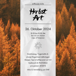 Event – HerbstArt 2024 – Samstag, 26. Oktober 2024